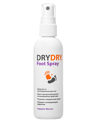 dry dry foot spray